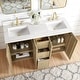 preview thumbnail 123 of 126, Oza Bath Vanity with Quartz Stone Top and Mirror