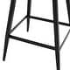 preview thumbnail 18 of 103, LUE BONA Modern Industrial Counter Stools Faux Leather Upholstered Counter Height Bar tools with Back