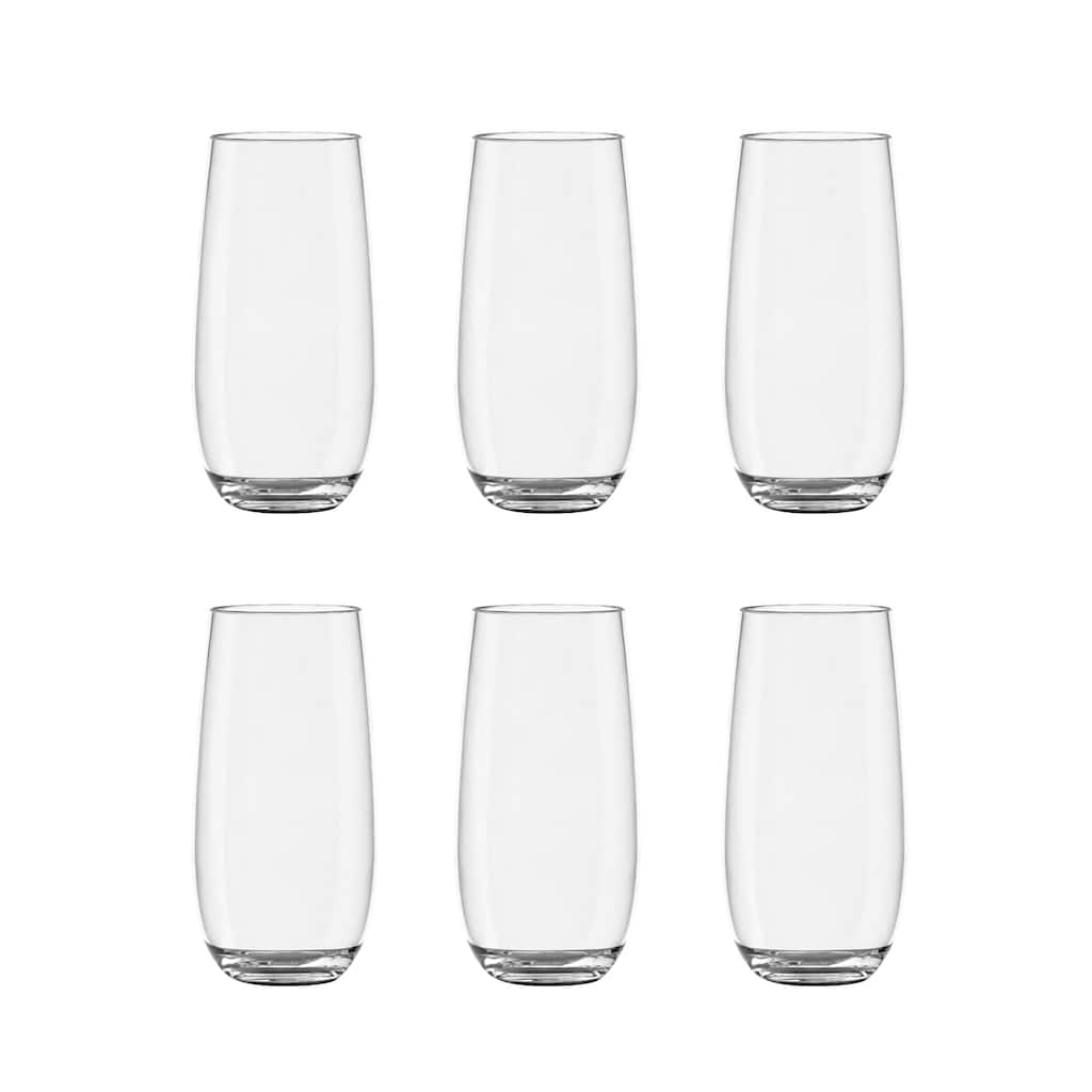 Abode Homewares Montana Highball, 18 oz. Set of 6