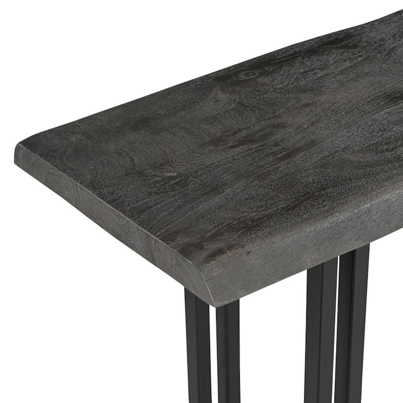 Sparrow Solid Wood Console Table - Gray - 60" x 14"