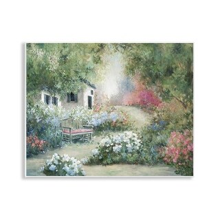 Stupell Charming Cottage Garden Path Wall Plaque Art Design By Carol ...