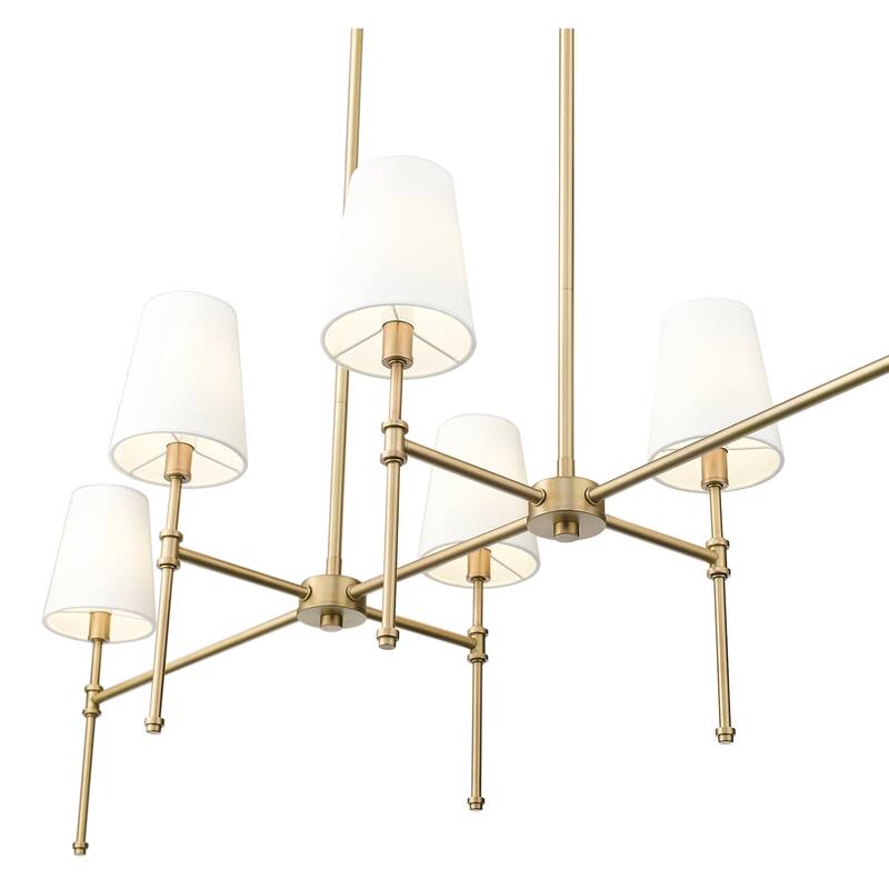Millennium Lighting 16506 Adorra 6 Light 48" Wide Linear Chandelier