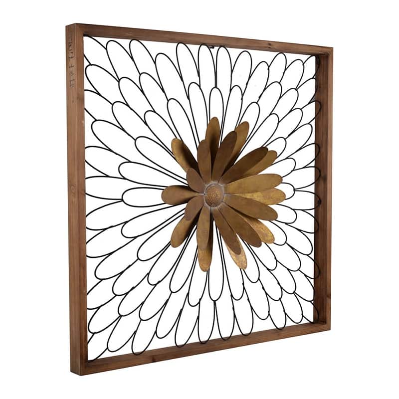 30x2x30" Ashlyn Bloom Wall Decor, Home Decor for Living Room Kitchen Foyer Office