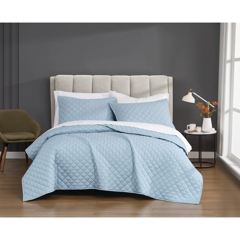 Cannon Solid Percale Quilt Set