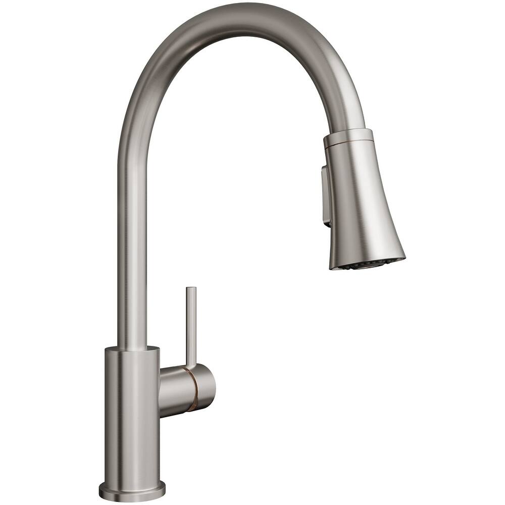 PROFLO PFXC7027 1.5 GPM Single Hole Kitchen Faucet with Pull Out Spray