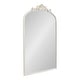 preview thumbnail 169 of 174, Kate and Laurel Arendahl Traditional Baroque Arch Wall Mirror 24x36 - White