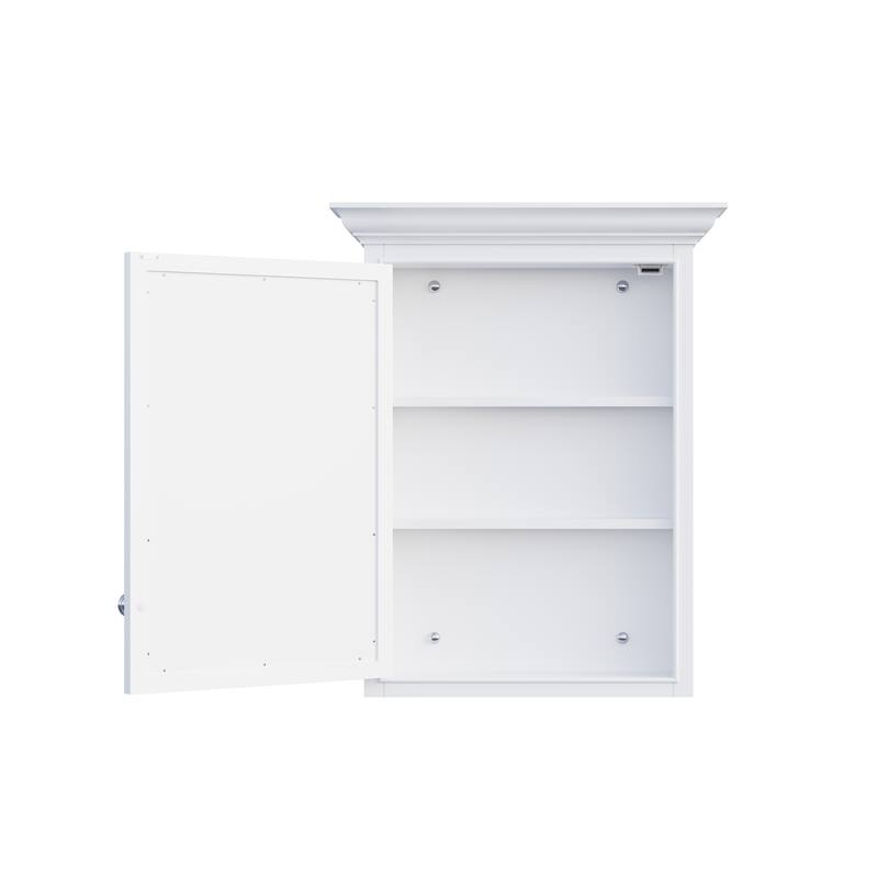 24"W X30''H Surface Mount Solid Wood Framed Medicine Cabinet With Soft-close Door