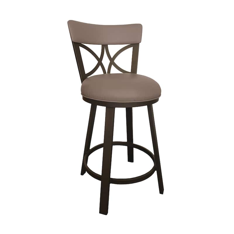 Tempo Furniture Bradley Swivel 26" Counterstool/30" Barstool by Furnish Theory