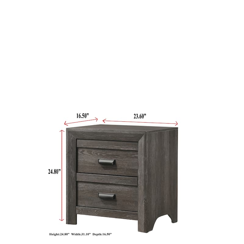 Essa Brown Panel Bed