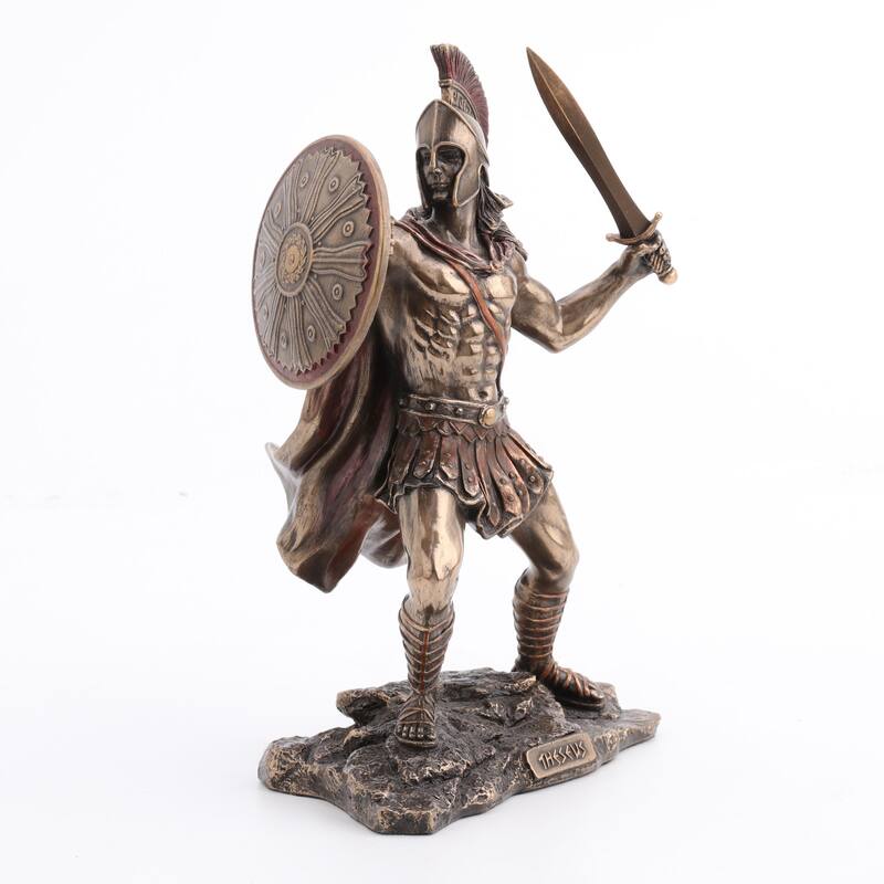 8.07" H THESEUS GREEK HERO OF ATHENS Cold Cast Bronze - 3.74"x5.91"x8.07"