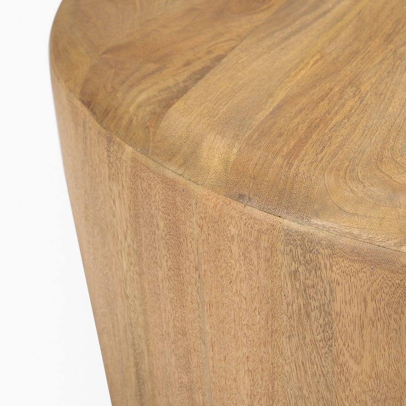 Shima Round Brown Wood W/Arched Legs Coffee Table - 45.0L x 45.0W x 16.0H
