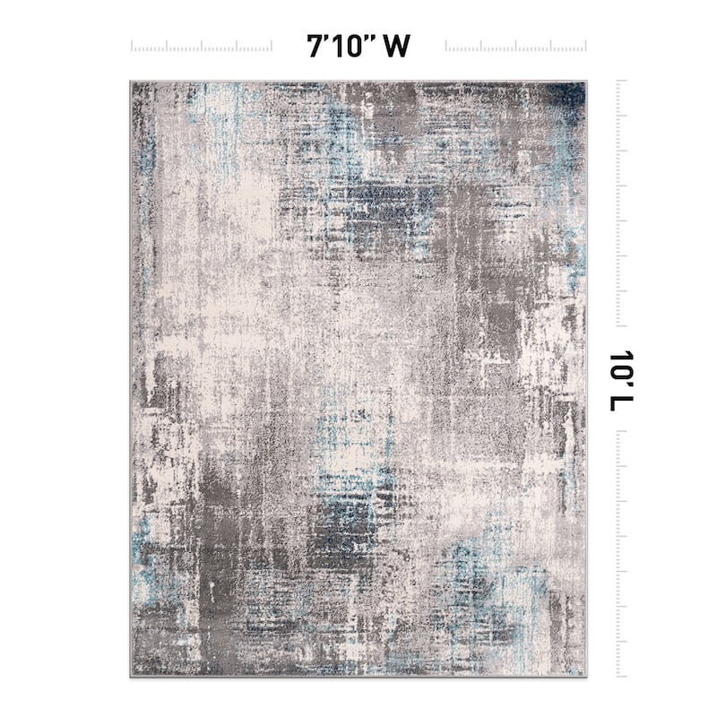 World Rug Gallery Dublin Contemporary Abstract Area Rug