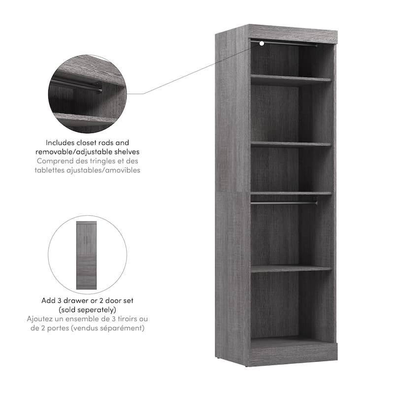 Nebula 25W Closet Organizer by Bestar