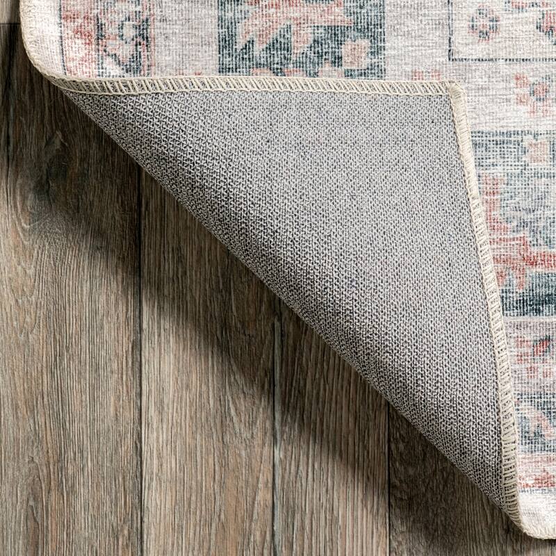 Nuloom Bex Faded SplashGuard Machine Washable Area Rug