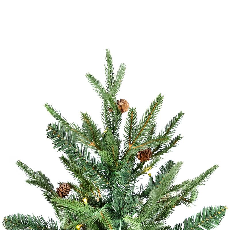 Real Touch™ Pre-Lit Shenandoah Pine Artificial Christmas Tree - 6.5' Warm White LED - 6.5 Foot