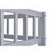 preview thumbnail 10 of 10, Convertible Bunk Bed with Trundle, Storage, Safety Guardrails, Modern Design for Kids