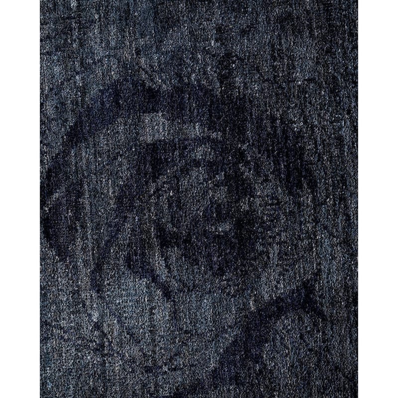 Vibrance One-of-a-Kind Hand-Knotted Area Rug - Gray, 5' 10" x 9' 1" - 5' 10" x 9' 1"