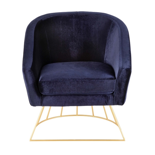 Silver Orchid Lawrence Contemporary-Glam Tub Chair. Opens flyout.