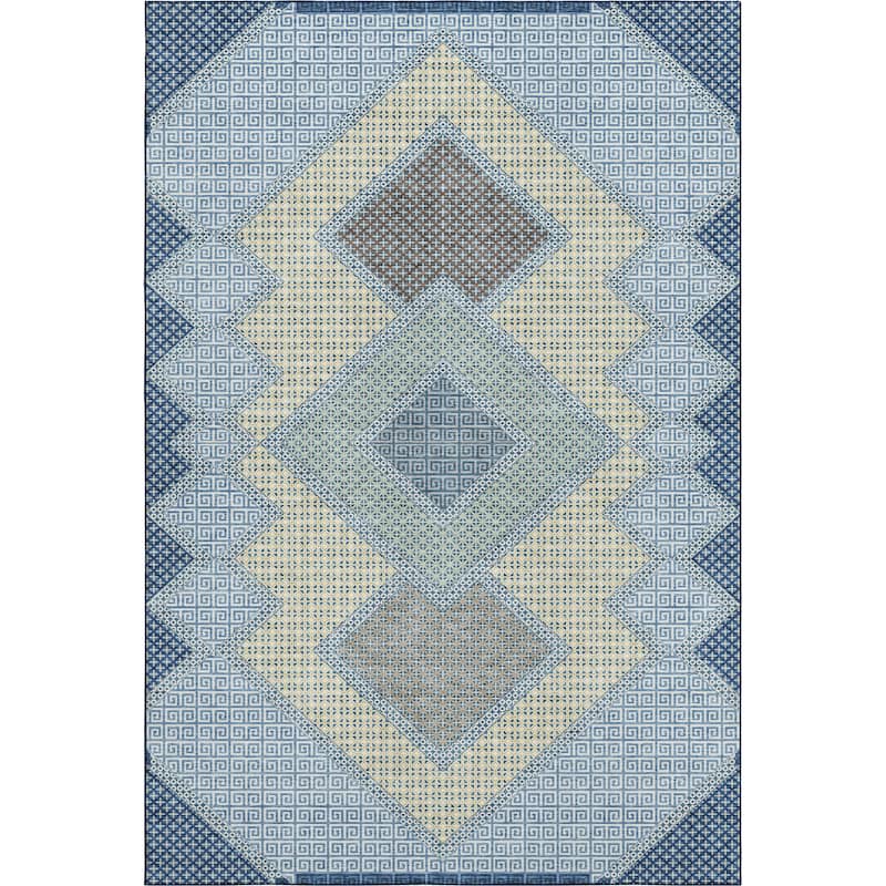 Premium Washable Super Soft Modern Global Mayfield Rug