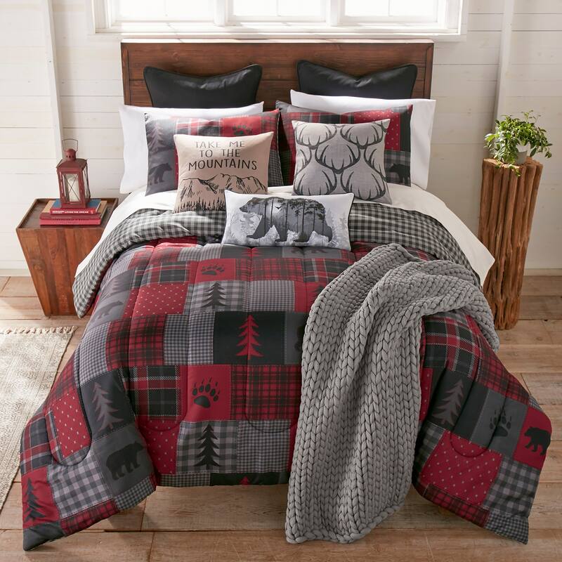 Donna Sharp Red Forest Polyester Comforter Collection