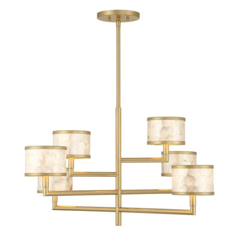 Savoy House 1-6492-6 Mariquita 6 Light 34" Wide Chandelier