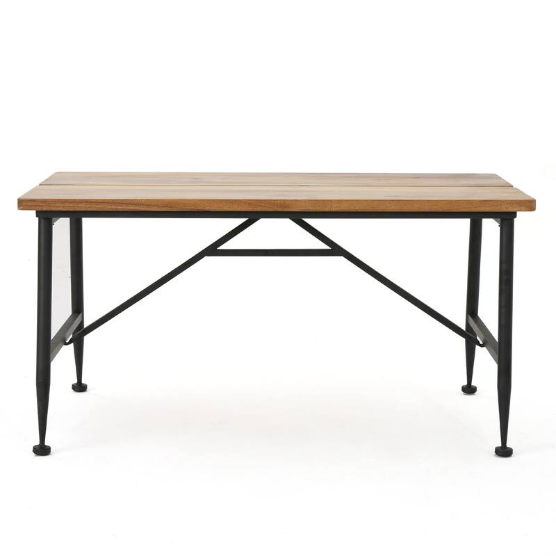 Ocala Industrial Wood Metal Coffee Table