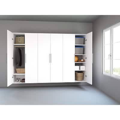 Prepac HangUps 108-inch 3-piece Storage Cabinet Set K - 108" W x 72" H x 20" D