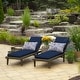 preview thumbnail 37 of 86, Arden Selections Leala Texture Outdoor Chaise Lounge Cushion