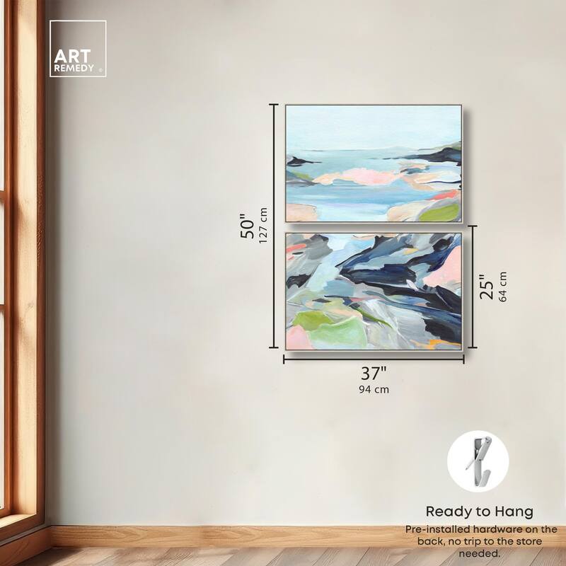 Between Seasons II Canvas Set of 2 by Art Remedy