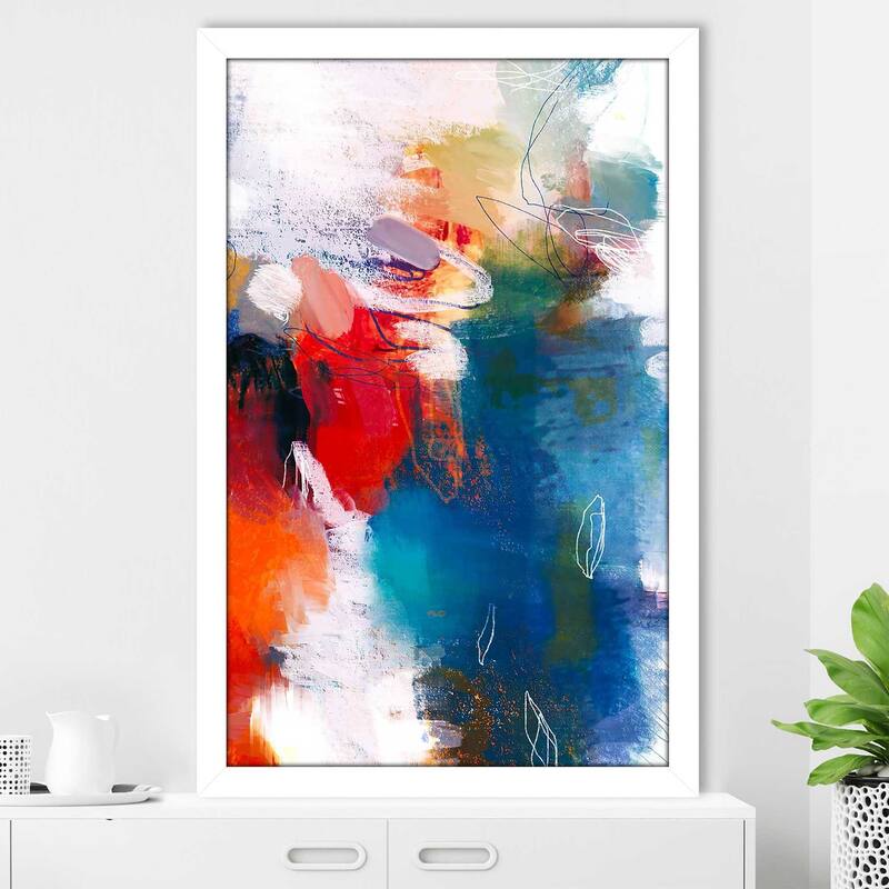 "It's a Party II" by Lisa Ridgers Print on Acrylic.