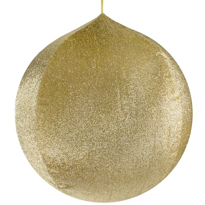 27.5" Tinsel Inflatable Christmas Ball Ornament Outdoor Decoration