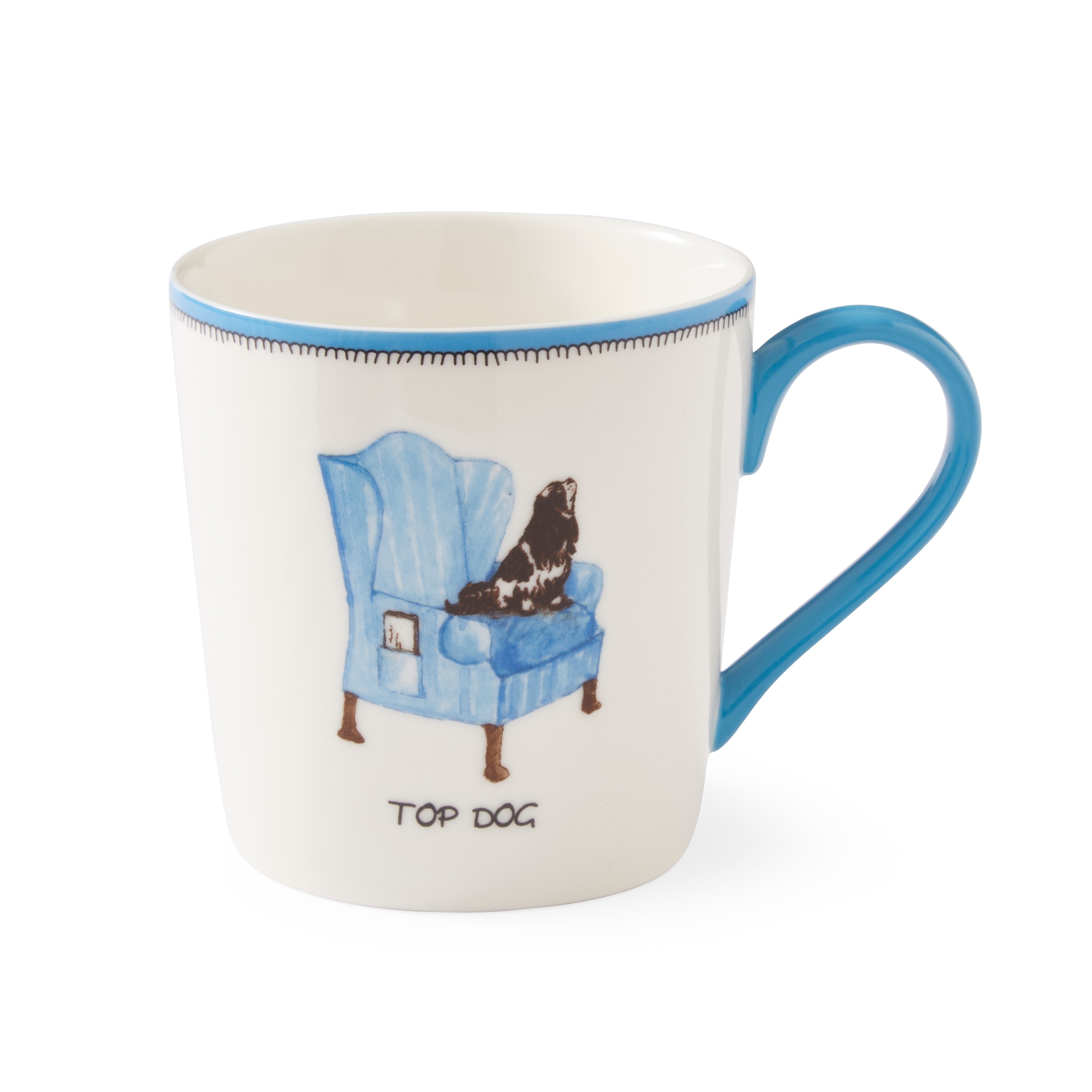 Kit Kemp for Spode Doodles Top Dog Mug