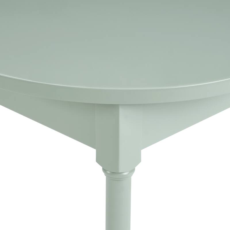 Golden Side Round Table Straight Legs