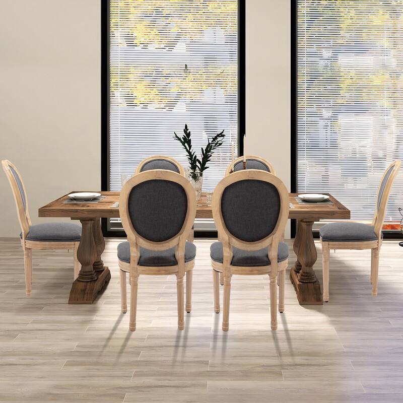 French Dining Chair with Nailhead Trim Set of 4