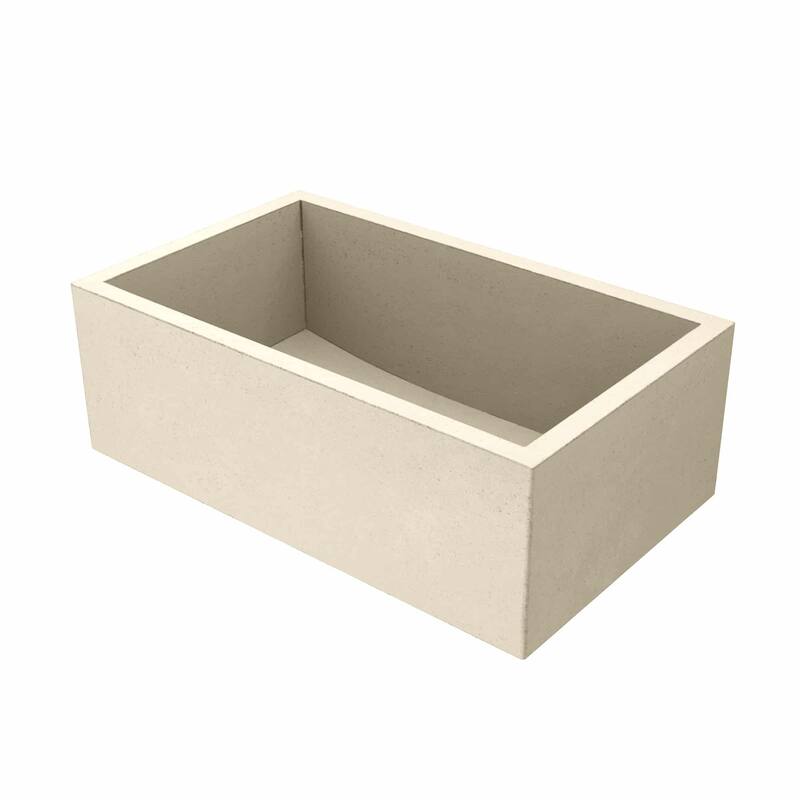 Native Trails NSK3018 NativeStone 30" Farmhouse Single Basin Concrete - Sand