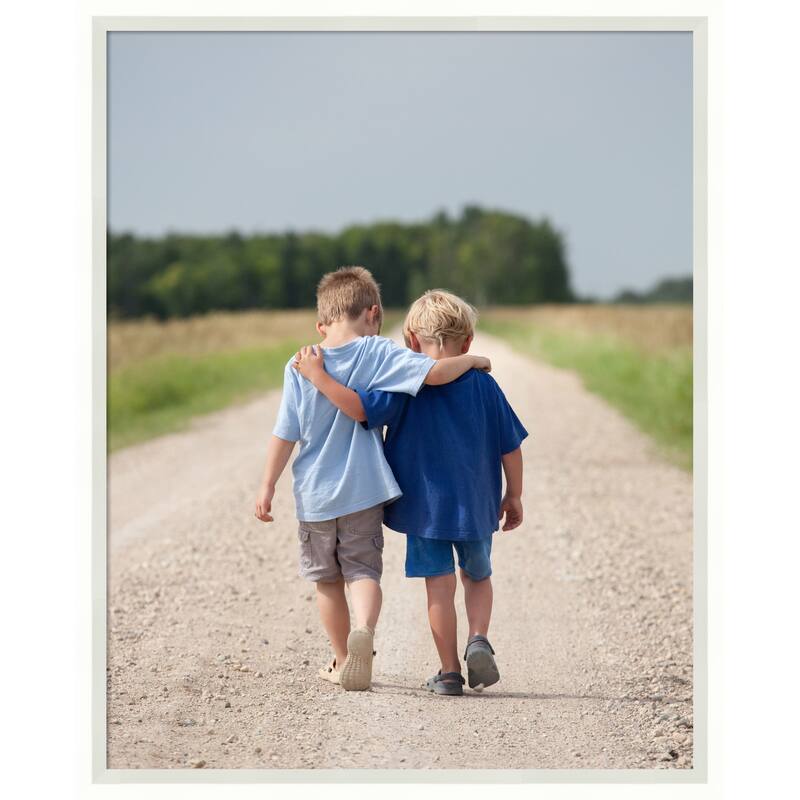 Lucie Black Framed Picture Frame, Photo Frame - 16x20 - Lucie White