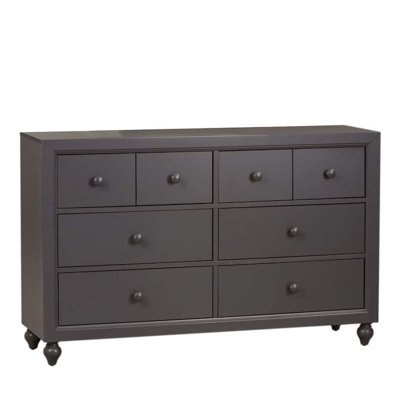 Cottage View Dark Gray 6 Drawer Dresser