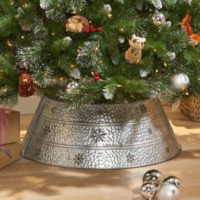 Wolfeboro Iron Christmas Tree Collar by Christopher Knight Home