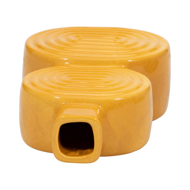Sagebrook Home Stacked Circle Vase