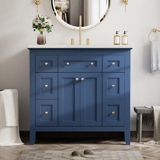 Blue Freestanding Cabinets Bathroom Sink Cabinets Corner Cabinets - Bed ...