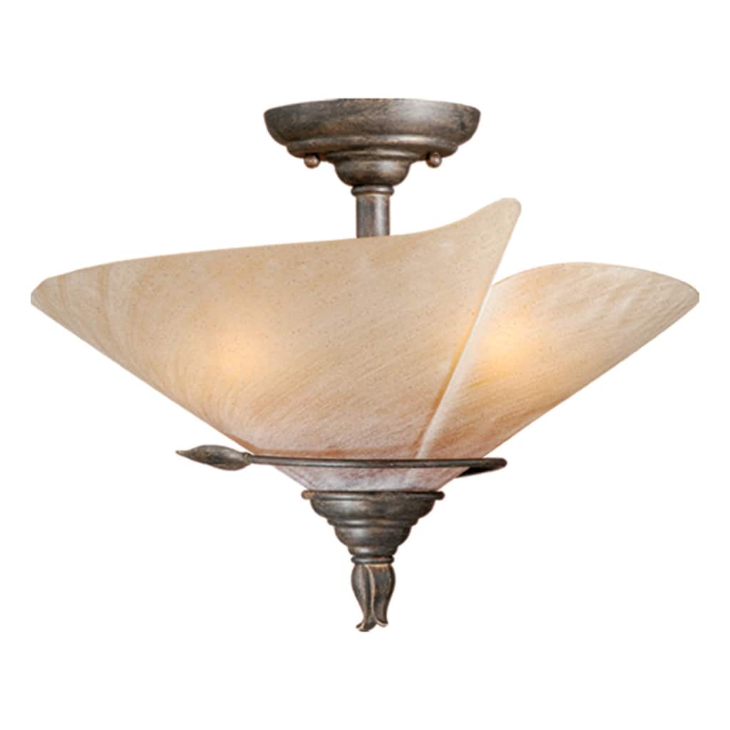 Ceiling Light - Bronze Flush Mount - Farmhouse Lighting - 15W Indoor Fixture - 11.75