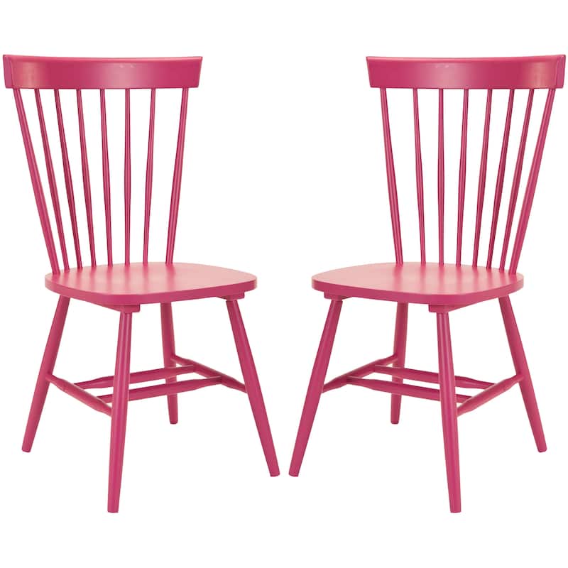 SAFAVIEH Suhair Spindle Farmhouse Dining Chair (Set of 2) - 20.5" x 21" x 36" - 21"W x 21"D x 36"H