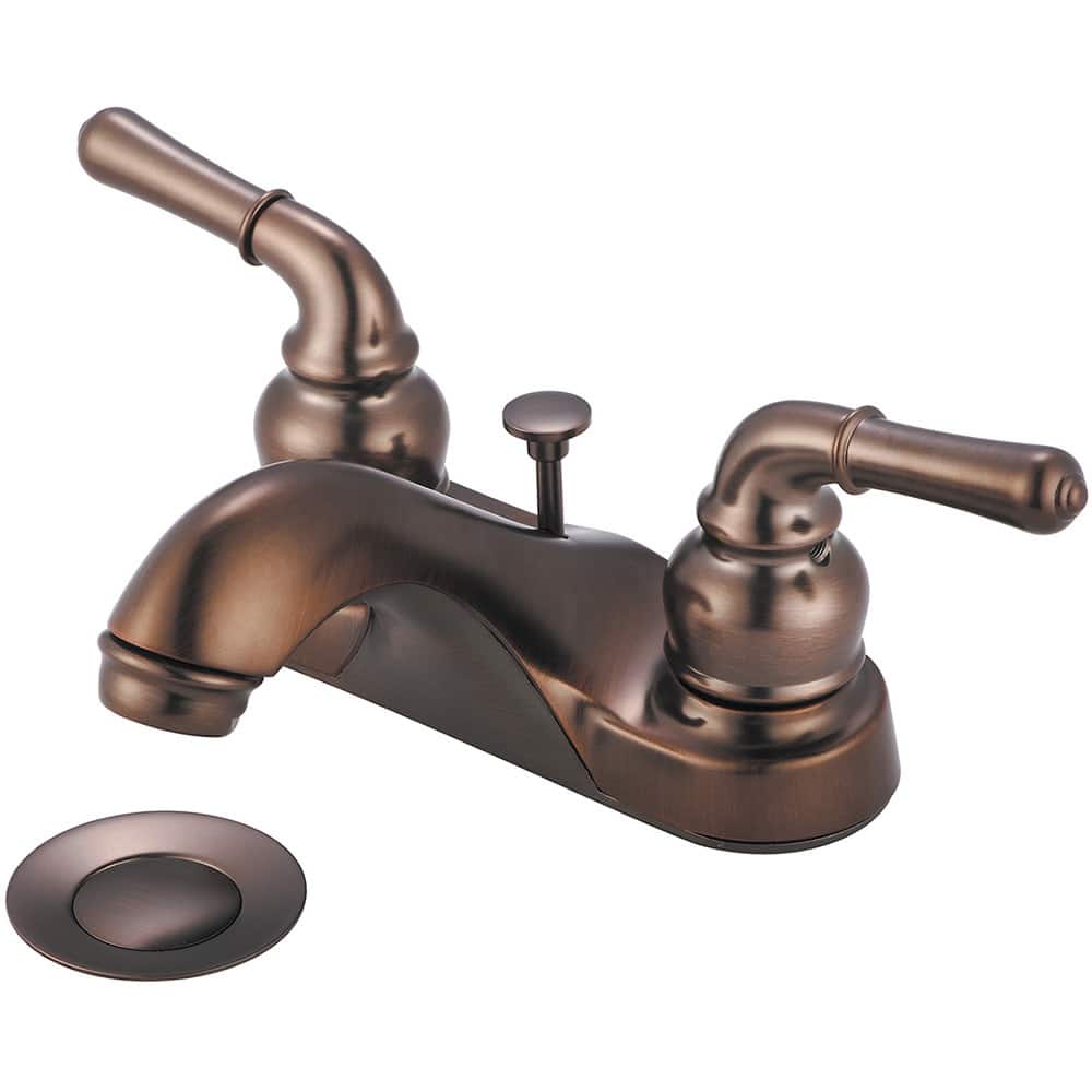 Olympia Faucets Accent 1.2 GPM Centerset Bathroom Faucet with Pop-Up