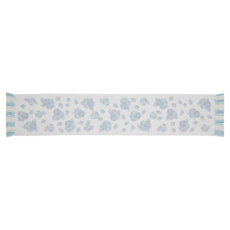 Finders Keepers Hydrangea Ruffled Runner 12x36