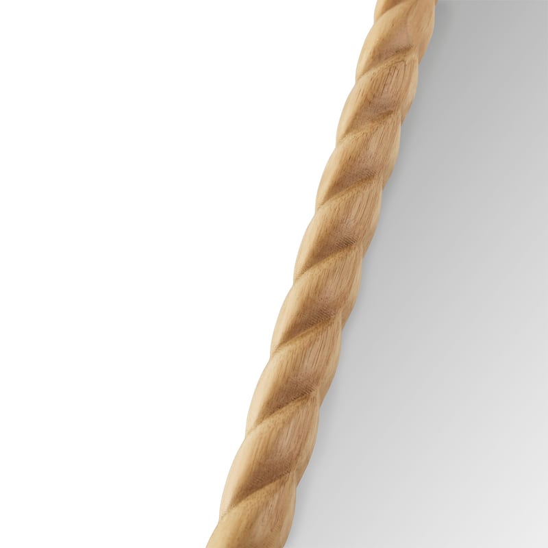 Madison Park Montra Arched Braided Wood Wall Mirror - N/A