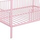 preview thumbnail 15 of 25, House-Shaped Metal Full Size House Bed with Fence and Twin Trundle