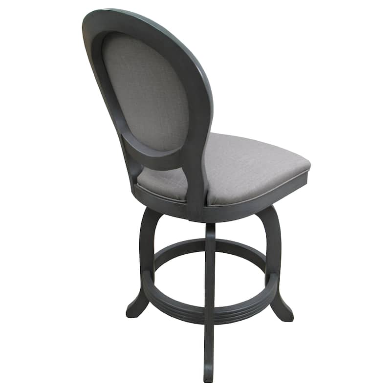 Swivel Wood Counter 26" 30" Bar Stool - 500 without Atms Melina Base