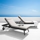preview thumbnail 1 of 21, Portofino Casual 2 Piece Sunbrella Outdoor Patio Lounger & Mattress