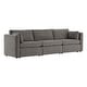 preview thumbnail 152 of 179, Mia Oversized Modular Sectional Fabric Sofa