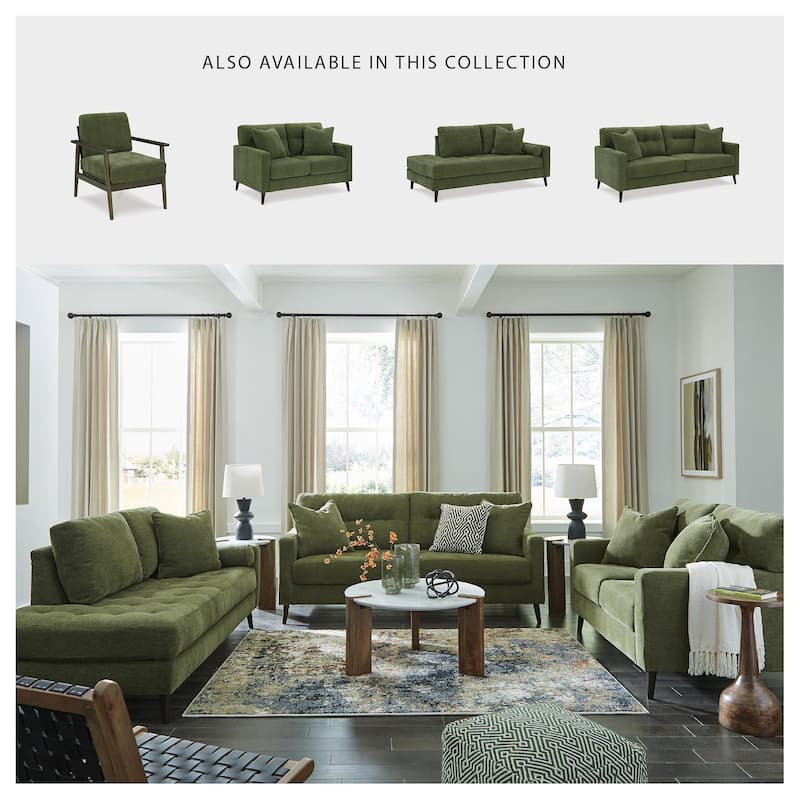 Signature Design by Ashley Bixler Olive Right-Arm Facing Corner Chaise - 37" W x 75" D x 37" H